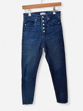 Loft High-Rise Dark Indigo Button-Fly Women’s Jeans
